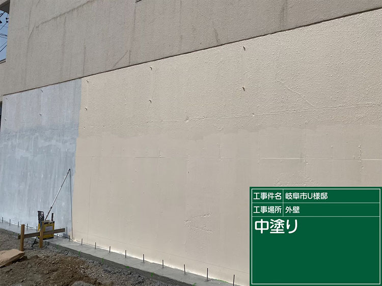 外壁塗装（岐阜市・U様邸）