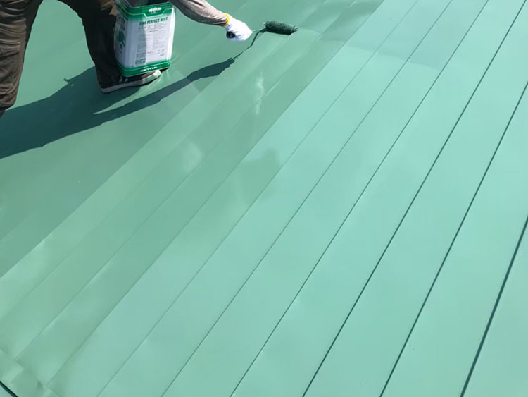 屋根塗装（飛騨市・Y様邸）