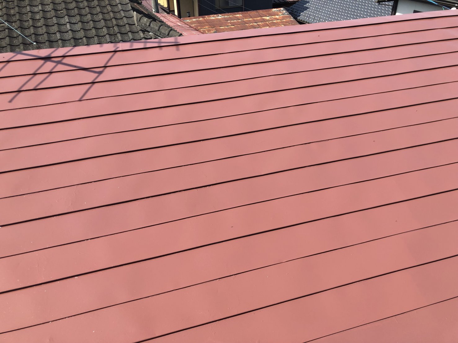 屋根塗装（高山市・W様邸）