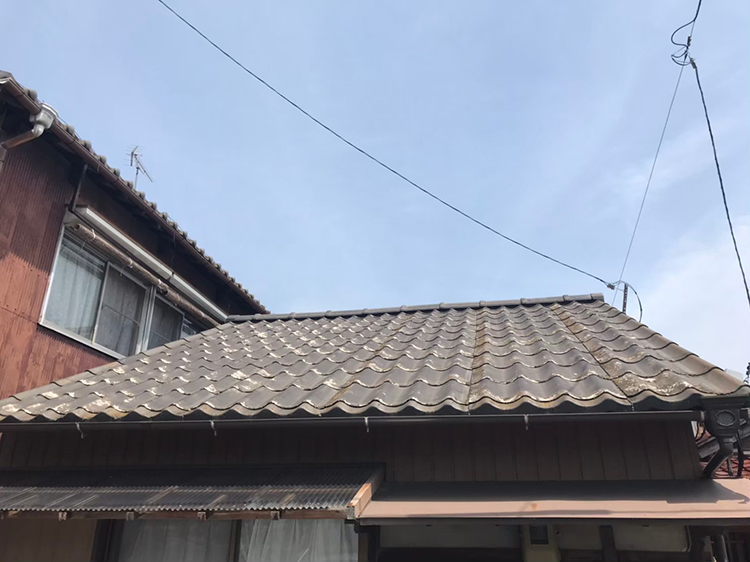 屋根塗装（江南市・T様邸）