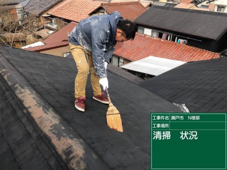 屋根塗装（瀬戸市・N様邸）