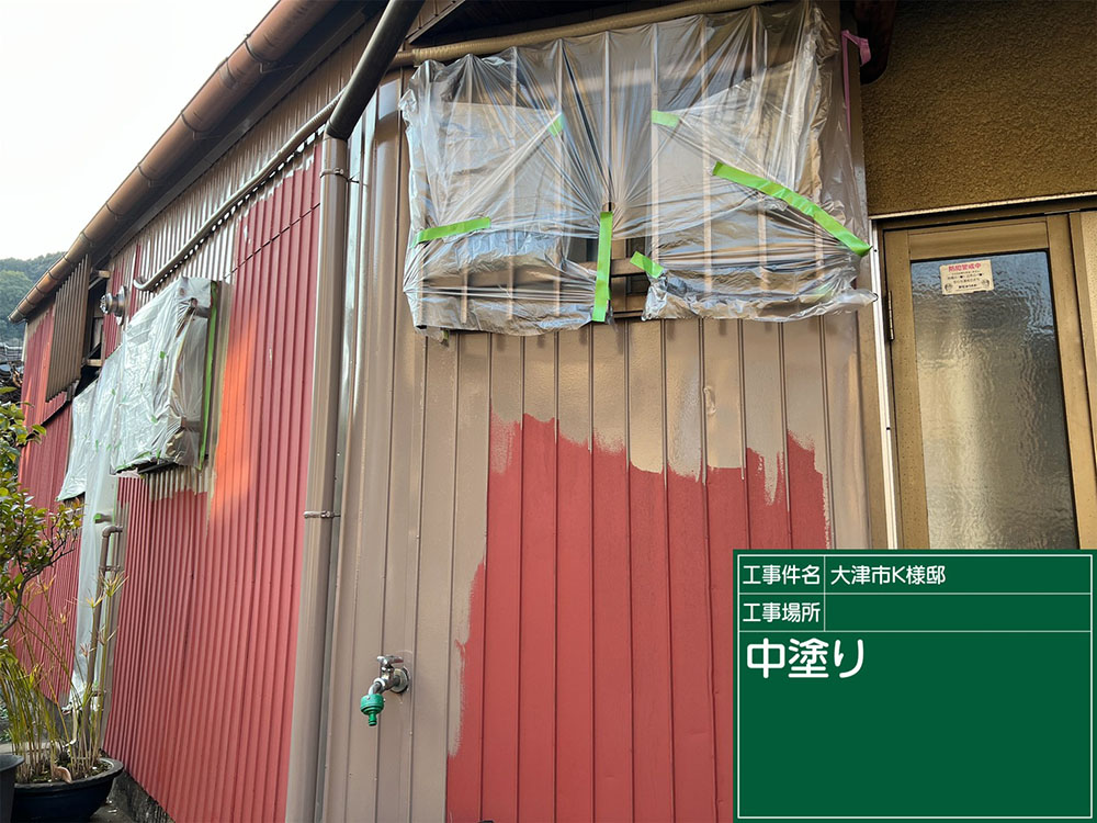 外壁塗装（大津市・K様邸）