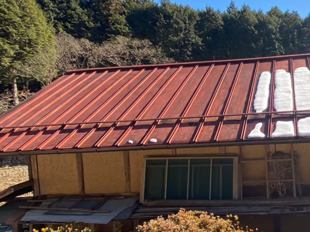 屋根塗装（加茂郡・Y様邸）
