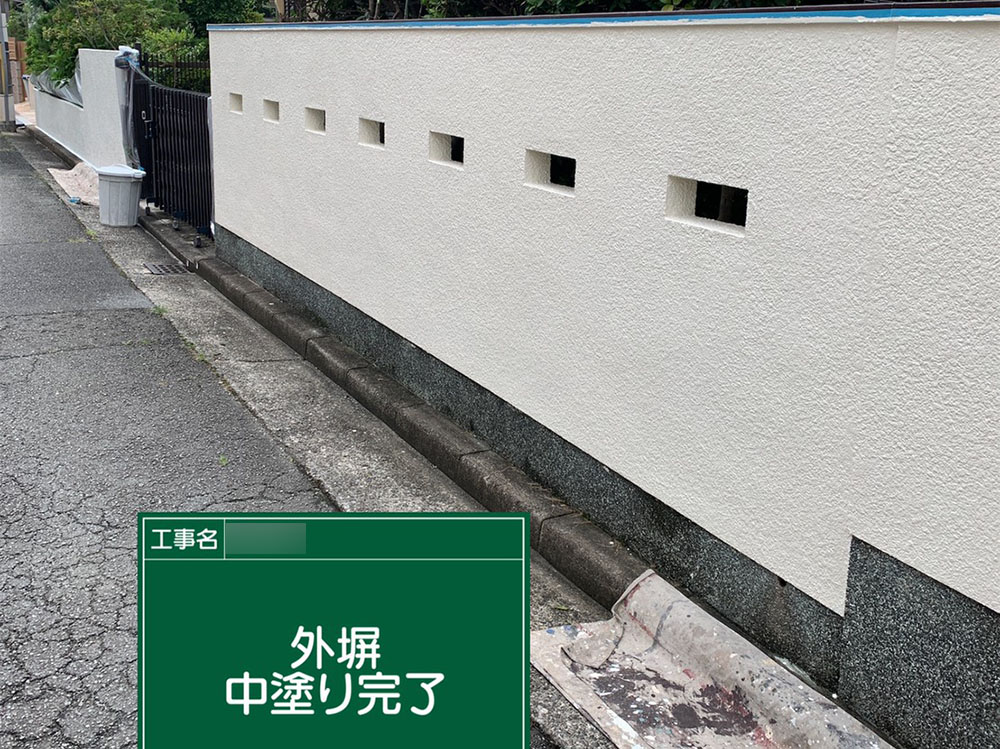 外壁塗装（箕面市・K様邸）
