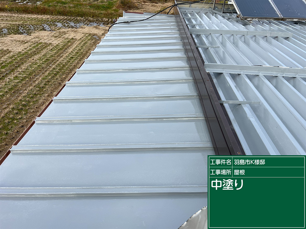 屋根塗装（羽島市・K様邸）
