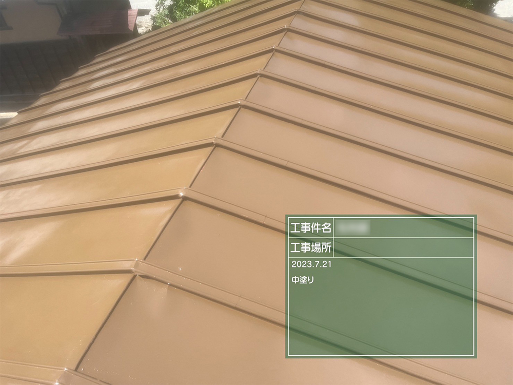 屋根塗装（福井市・M様邸）