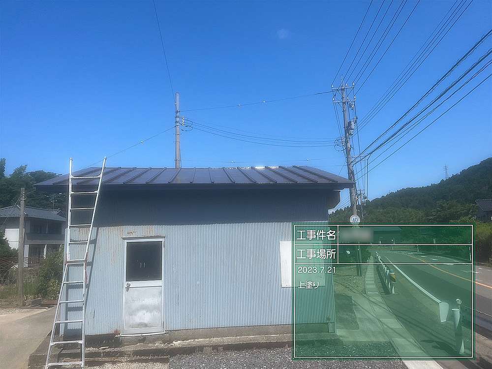 屋根塗装（福井市・M様邸）