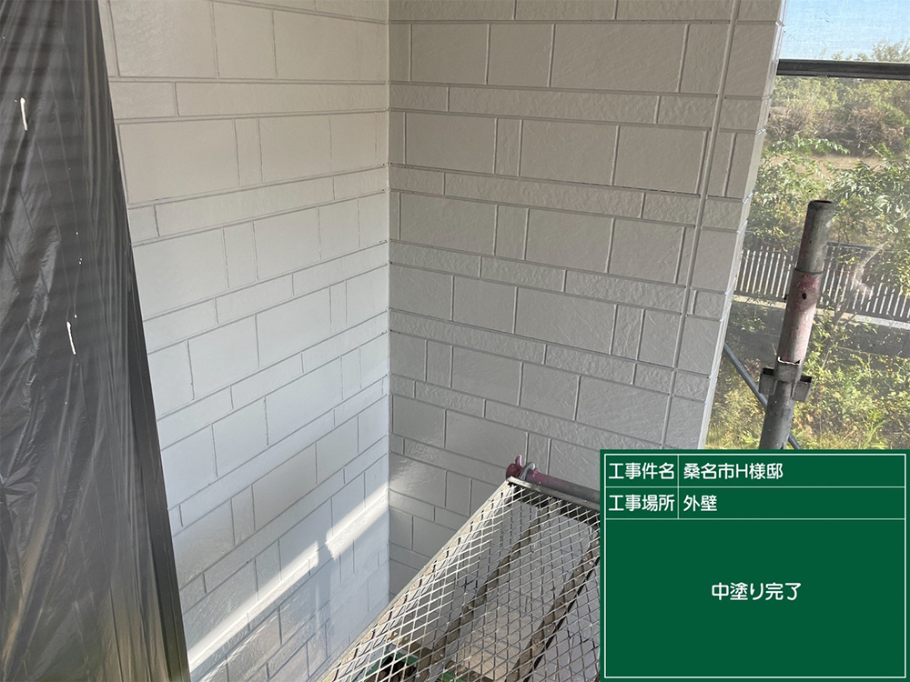 外壁塗装（桑名市・H様邸）