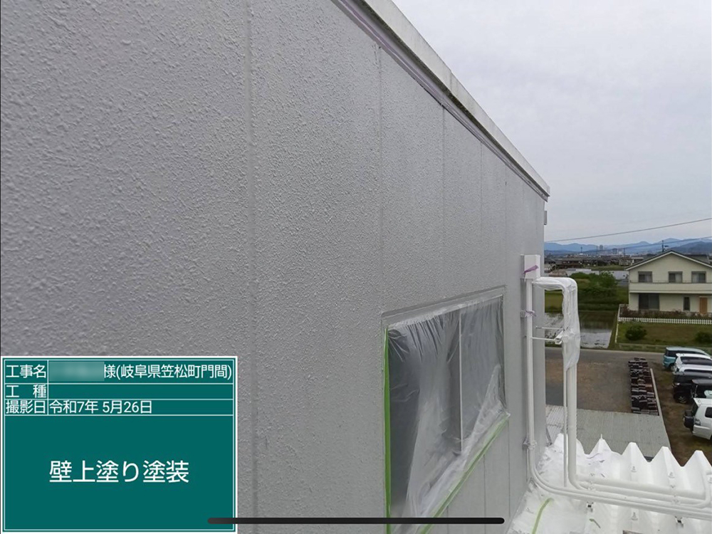 屋根塗装（羽島郡・D様邸）