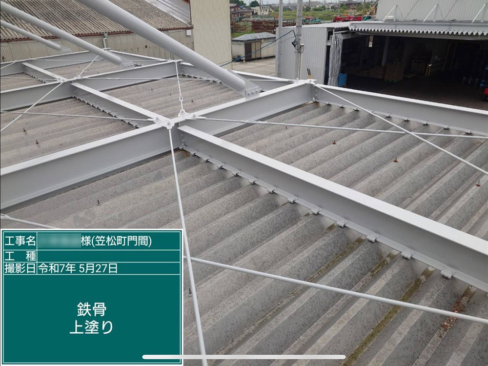 屋根塗装（羽島郡・D様邸）