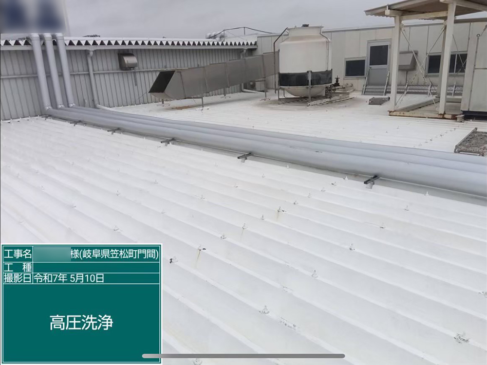 屋根塗装（羽島郡・D様邸）