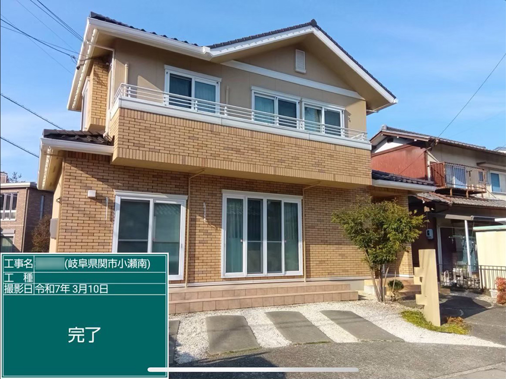 外壁塗装（関市・H様邸）