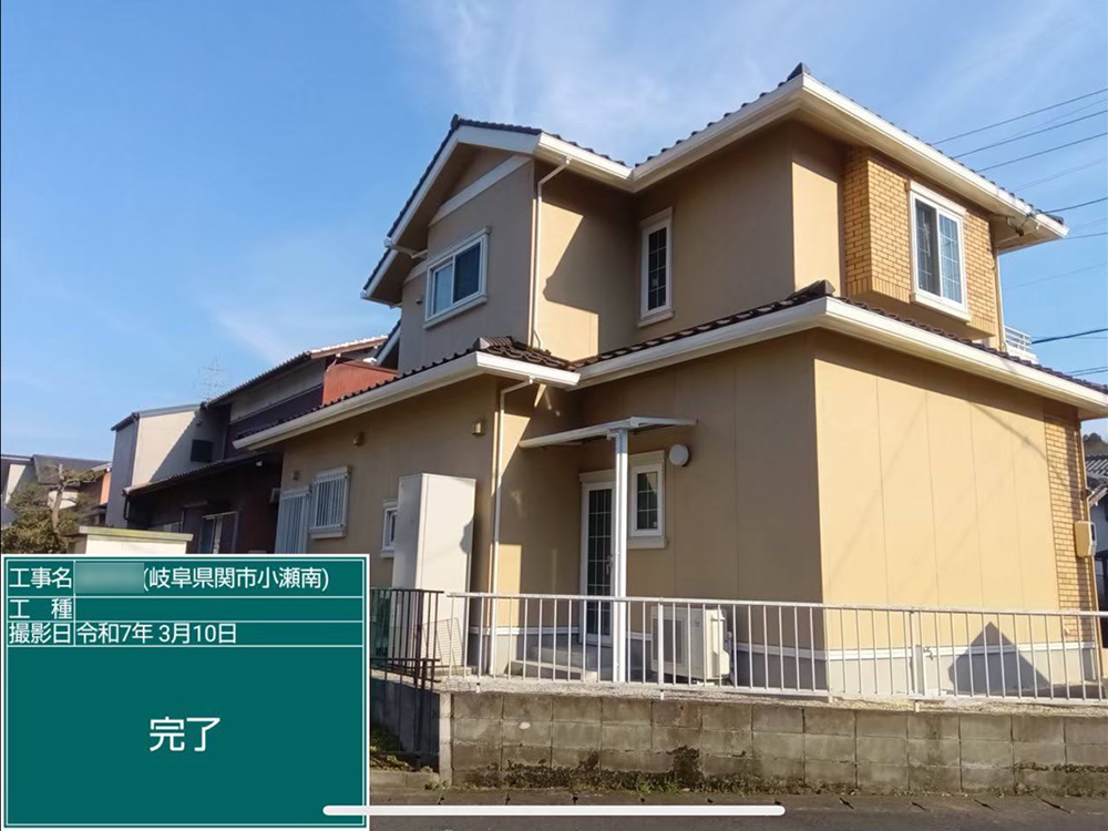 外壁塗装（関市・H様邸）