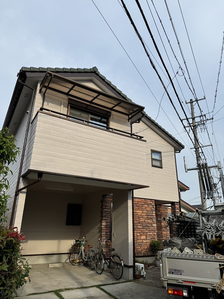 外壁塗装（羽島郡・S様邸）