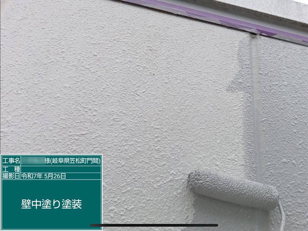 屋根塗装（羽島郡・D様邸）