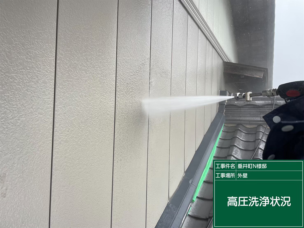 外壁塗装（不破郡・N様邸）