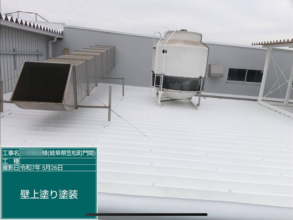 屋根塗装（羽島郡・D様邸）