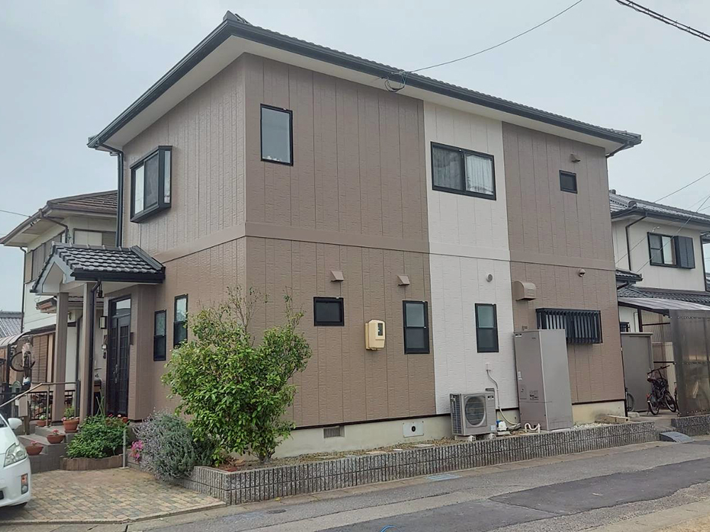 外壁塗装（一宮市・U様邸）