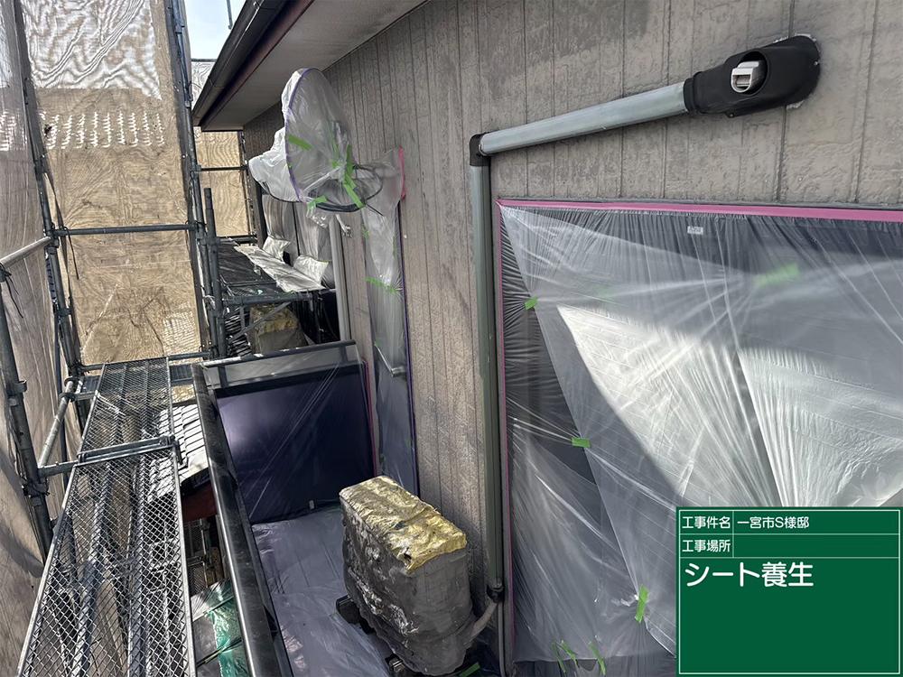 外壁塗装（一宮市・U様邸）