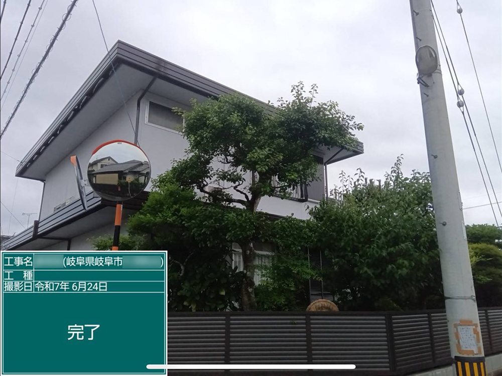 外壁塗装（岐阜市・W様邸）
