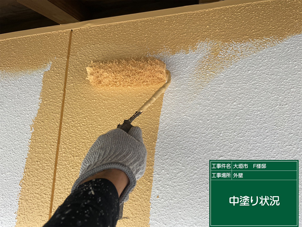 外壁塗装（大垣市・F様邸）