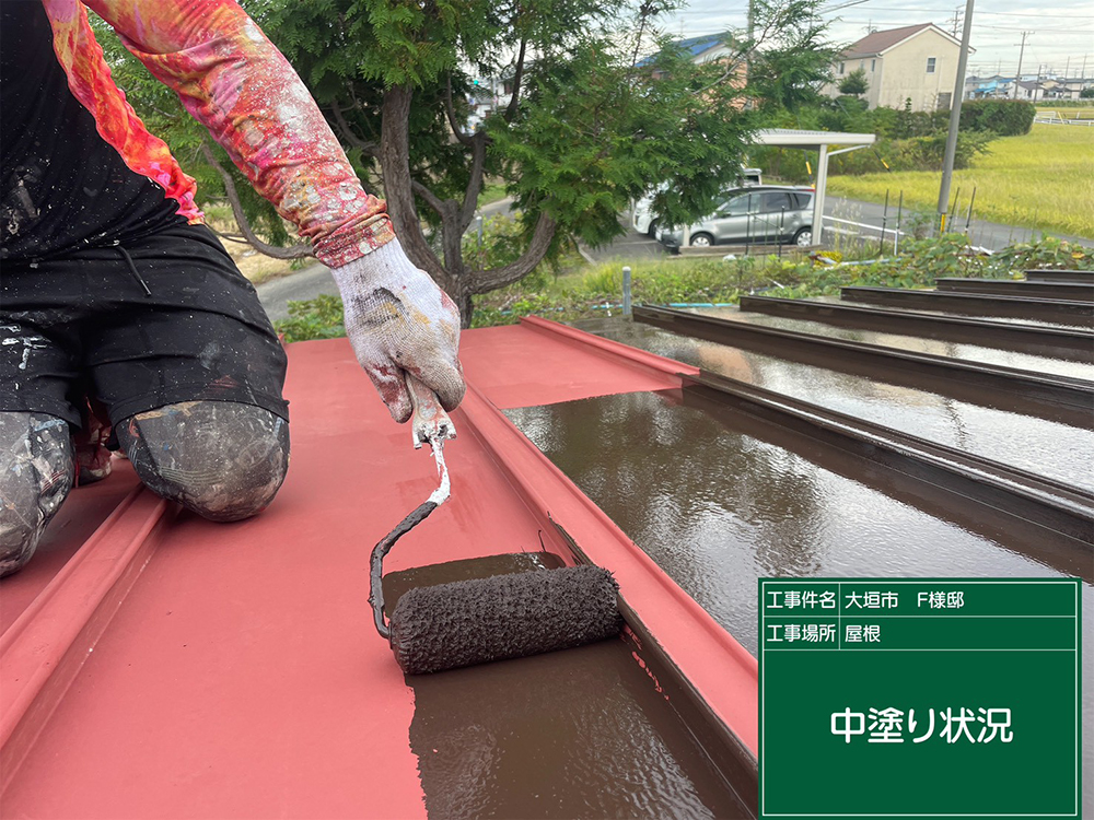 外壁塗装（大垣市・F様邸）