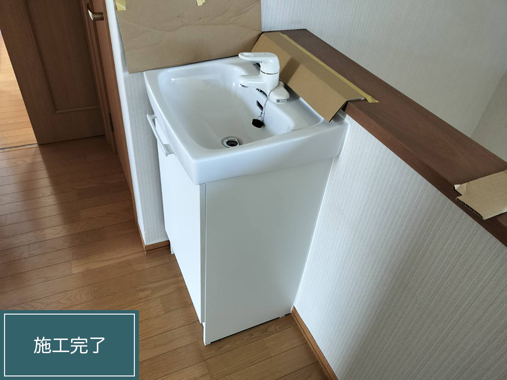洗面所（春日井市・A様邸）