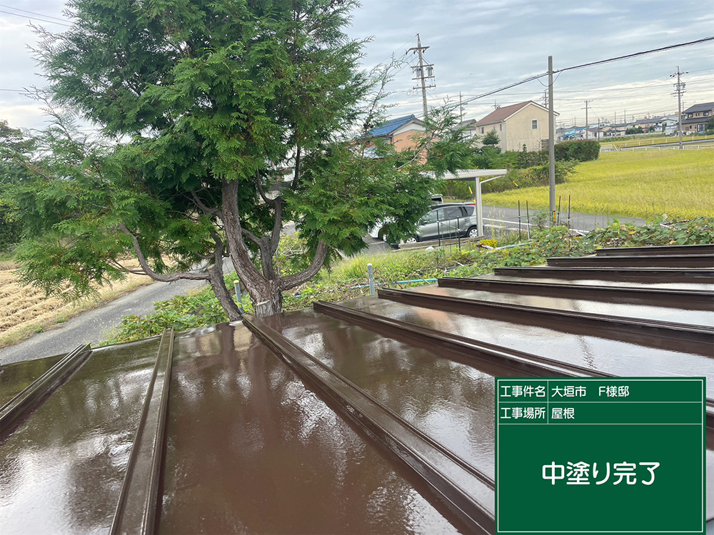 外壁塗装（大垣市・F様邸）