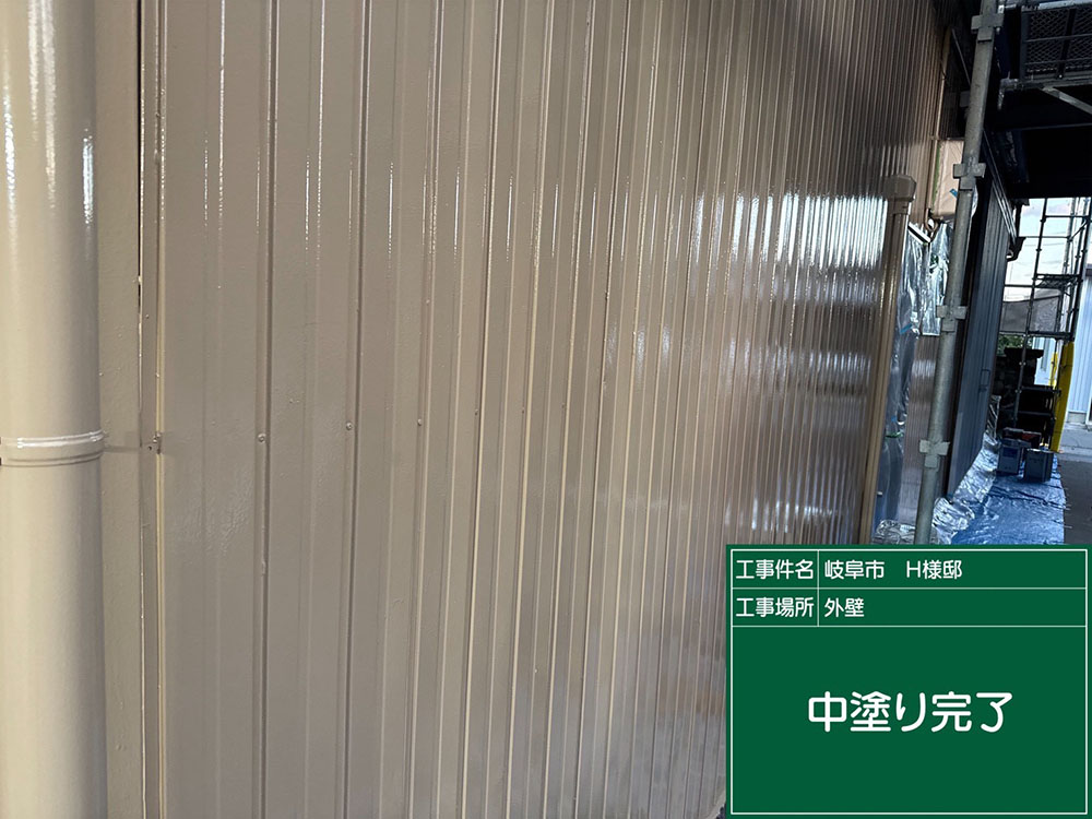 外壁塗装（岐阜市・H様邸）