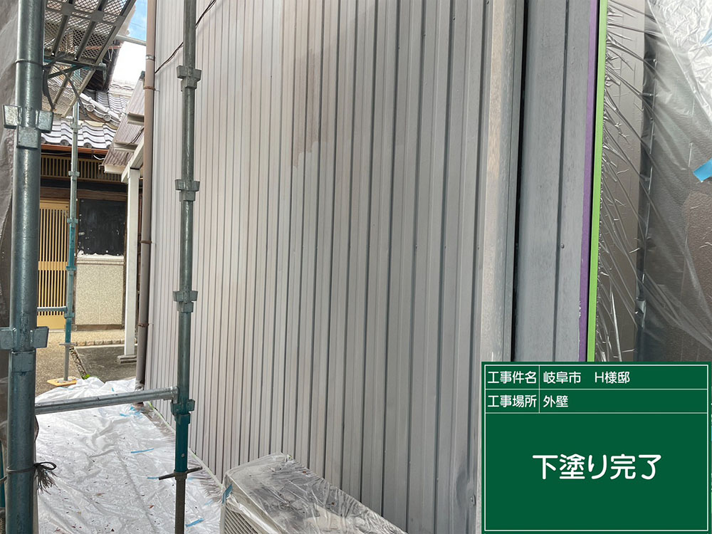 外壁塗装（岐阜市・H様邸）