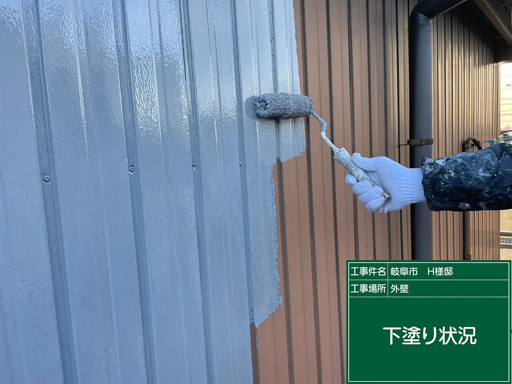 外壁塗装（岐阜市・H様邸）