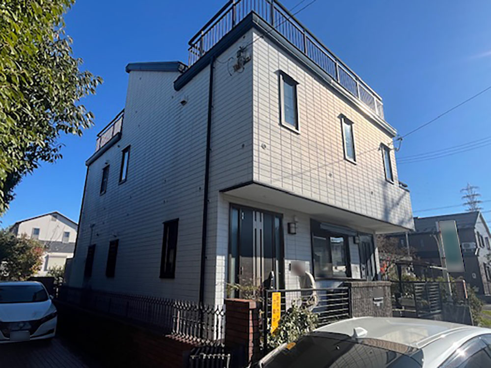 外壁塗装（一宮市・H様邸）