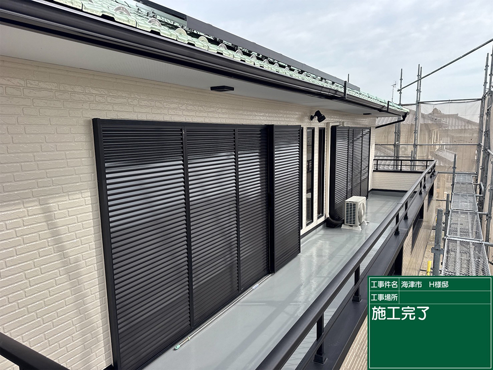 外壁塗装（海津市・H様邸）