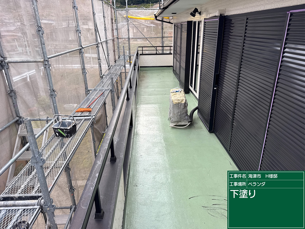 外壁塗装（海津市・H様邸）