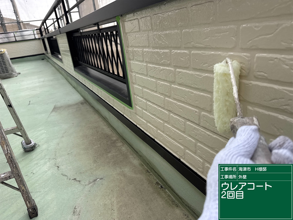 外壁塗装（海津市・H様邸）