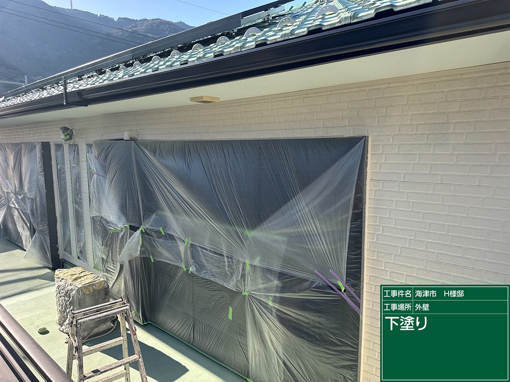 外壁塗装（海津市・H様邸）