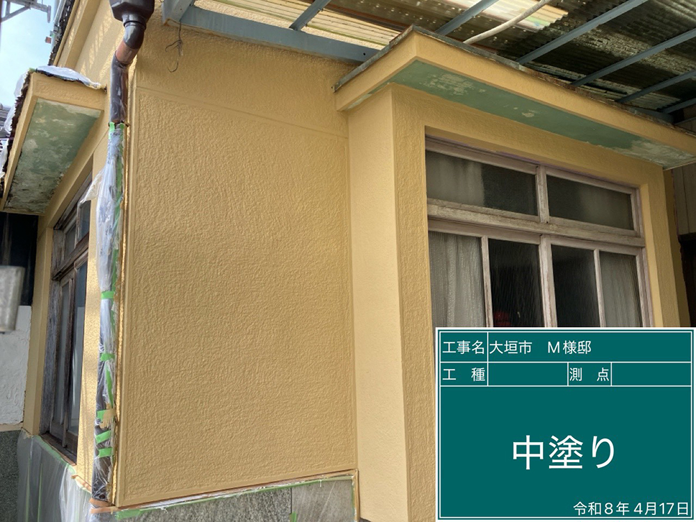 外壁塗装（大垣市・Y様邸）