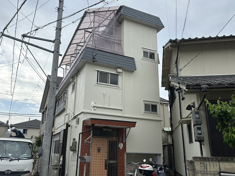 外壁塗装（名古屋市・S様邸）