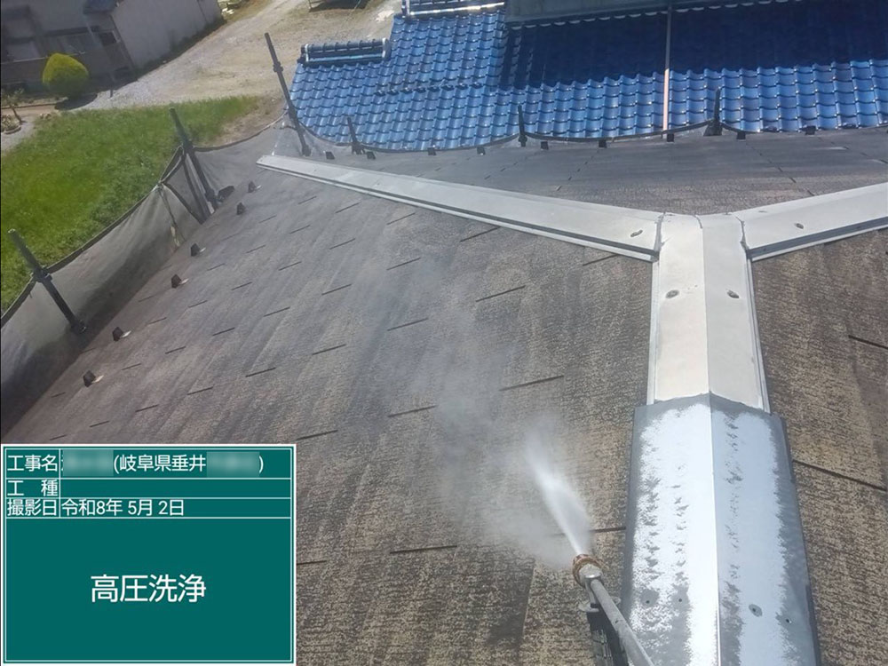 外壁塗装（不破郡・S様邸）