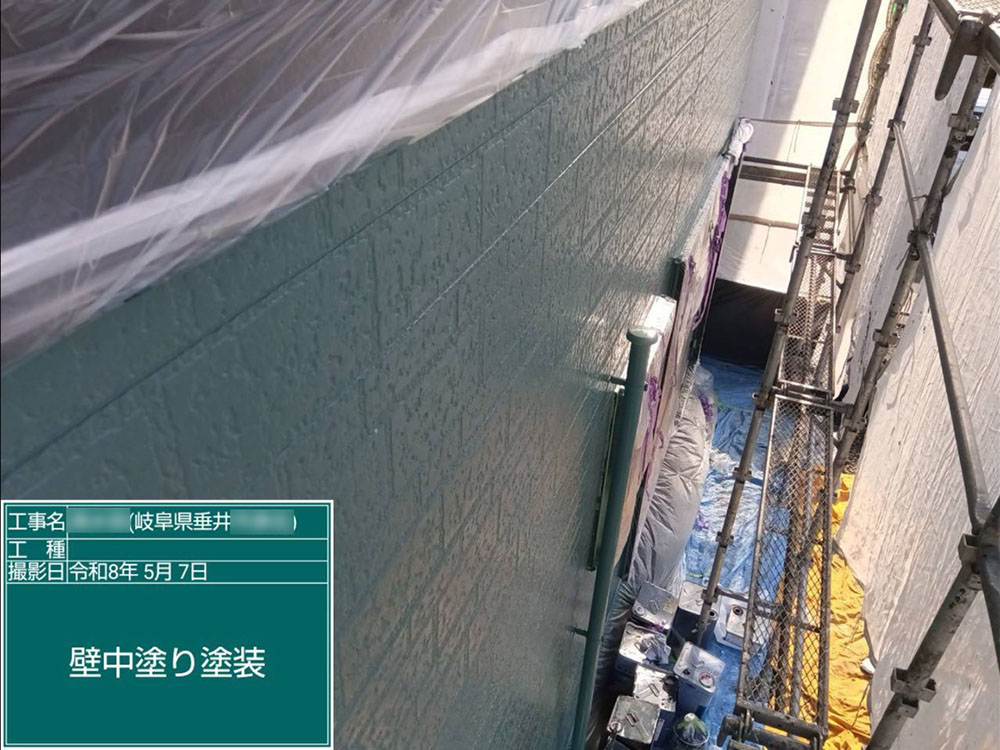 外壁塗装（不破郡・S様邸）