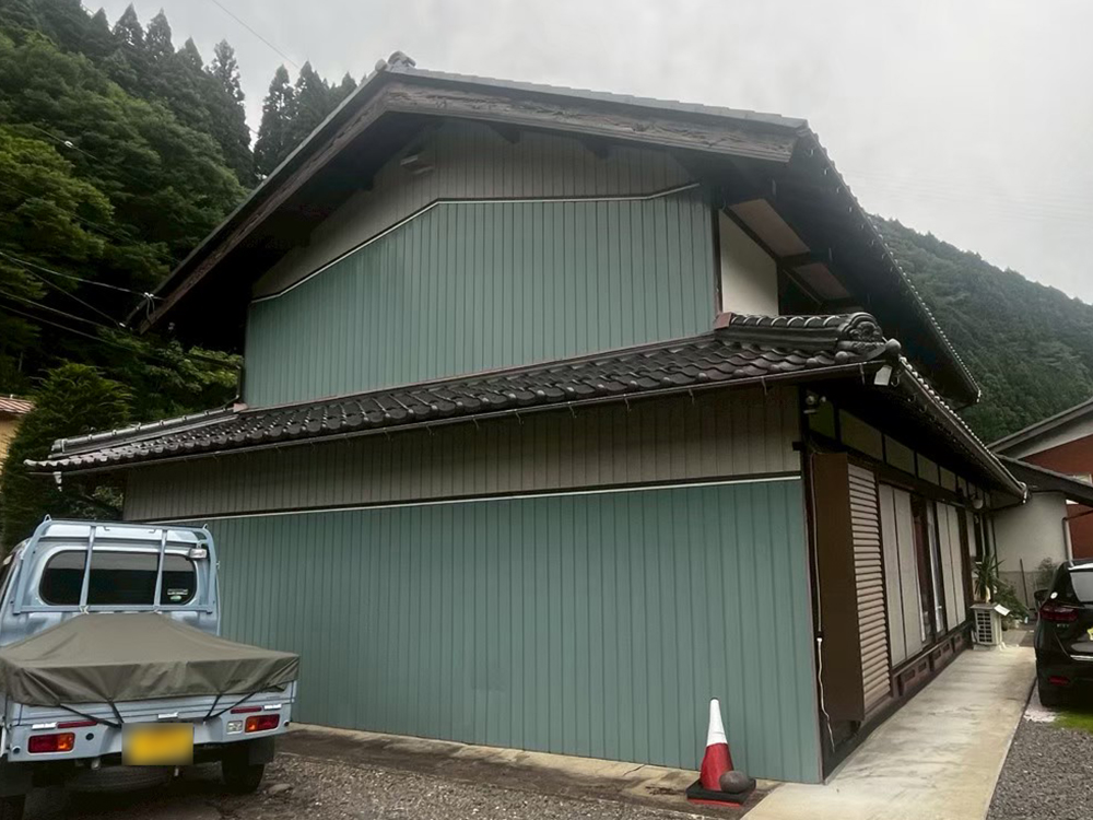 外壁塗装（郡上市八幡町瀬取・Y様邸）