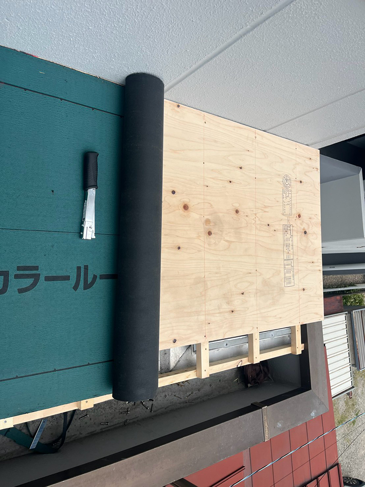 板金工事（名古屋市北区山田・H様邸）