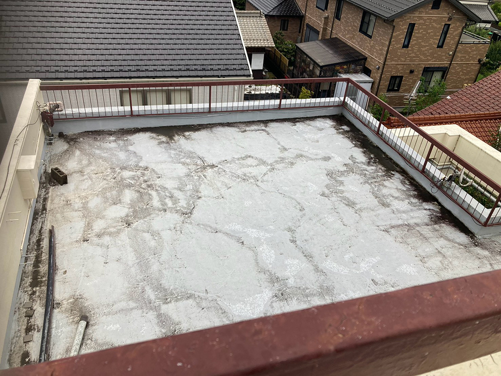 防水工事（各務原市蘇原柿沢町・K様邸）